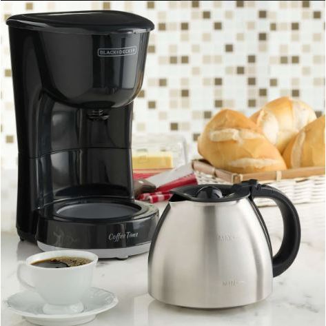 CAFETEIRA COFFE TIME, 15 CAFÉS, PORTA FILTRO REMOV., PLACA AQUEC., CORTA PINGOS, JARRA INOX