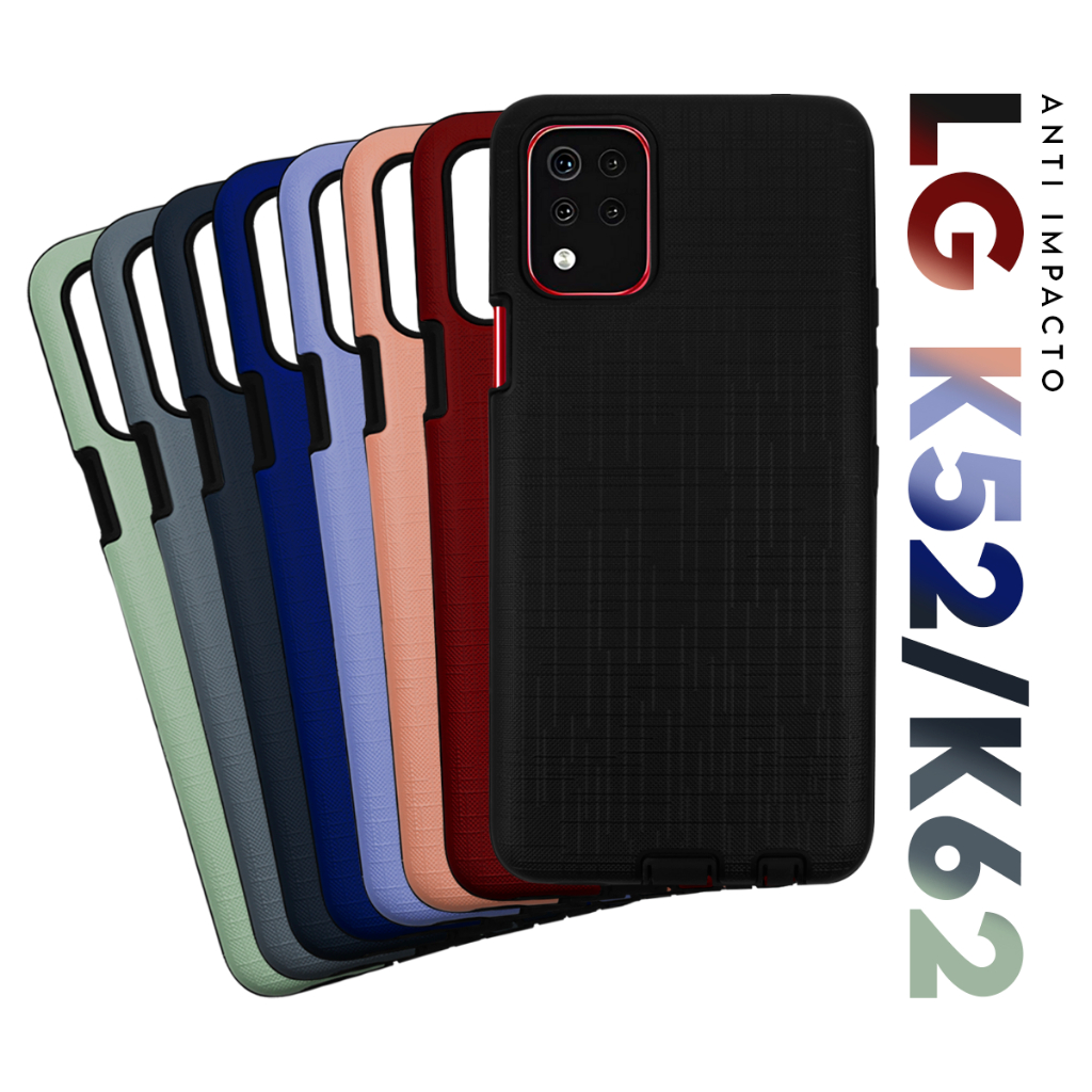 Capa Capinha Case Armadura Lg K52 K420BMW - K62 Lmk520bmw tela 6.6 Pol Protetora Resistente Anti-Impacto Anti-Shock