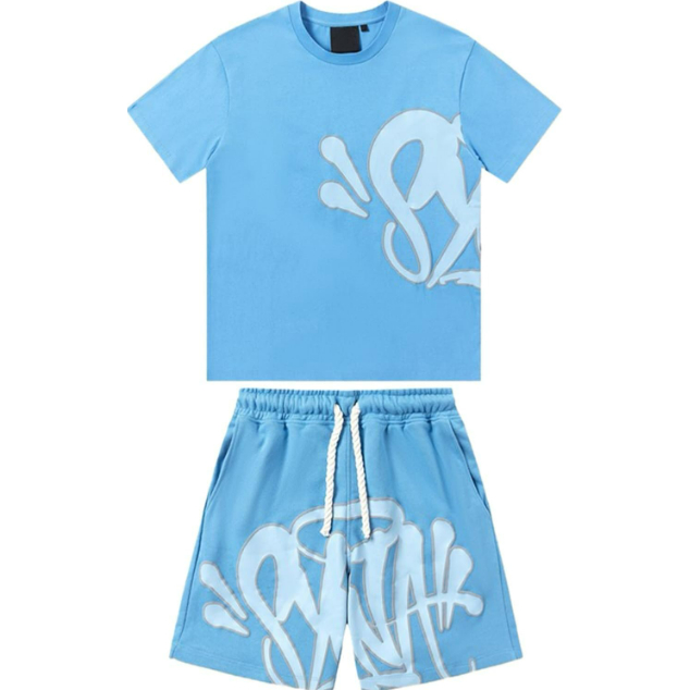 Camiseta Masculina Synaworld Central Cee | Conjunto Streetwear Syna Shirt de Verão *** em Oferta na Shopee