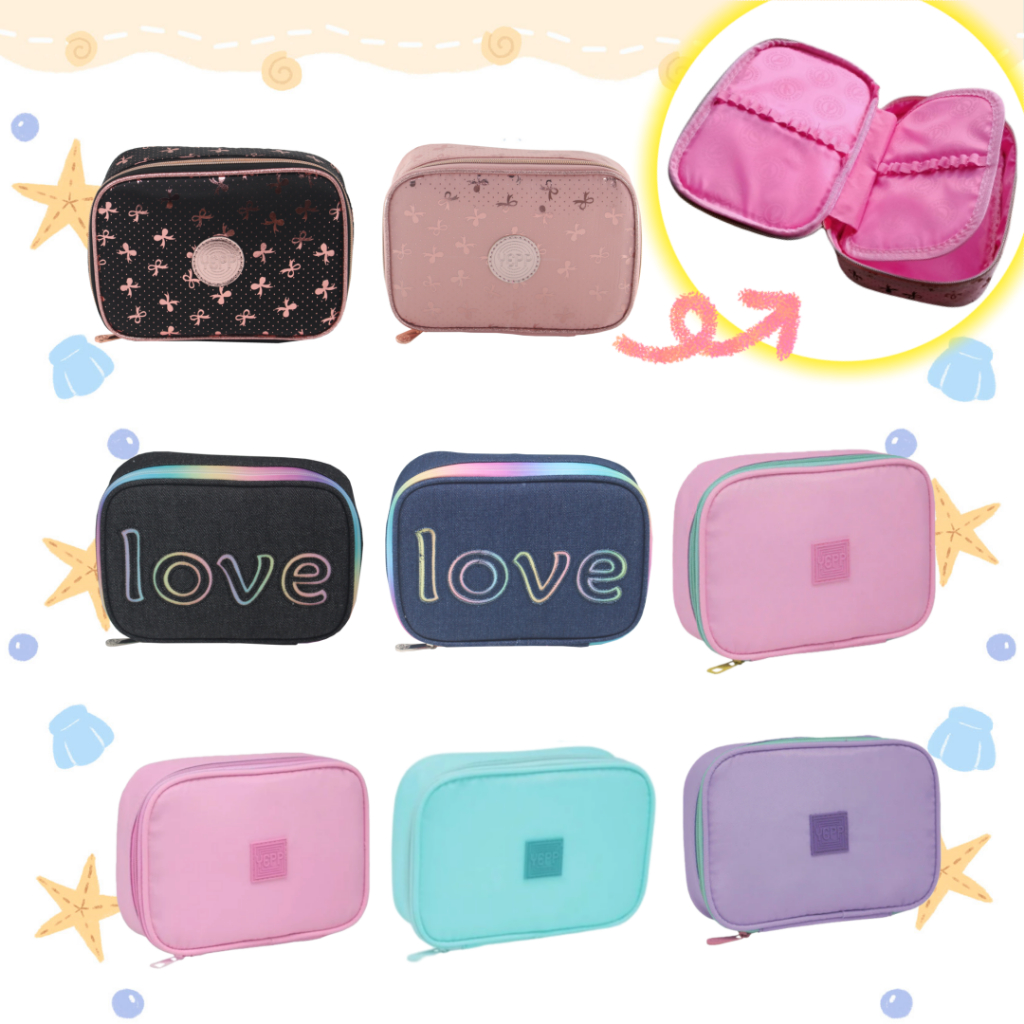 2026 Oferta - Novo Estojo Box Feminino Escolar Penal Capacidade Grande em Oferta na Shopee