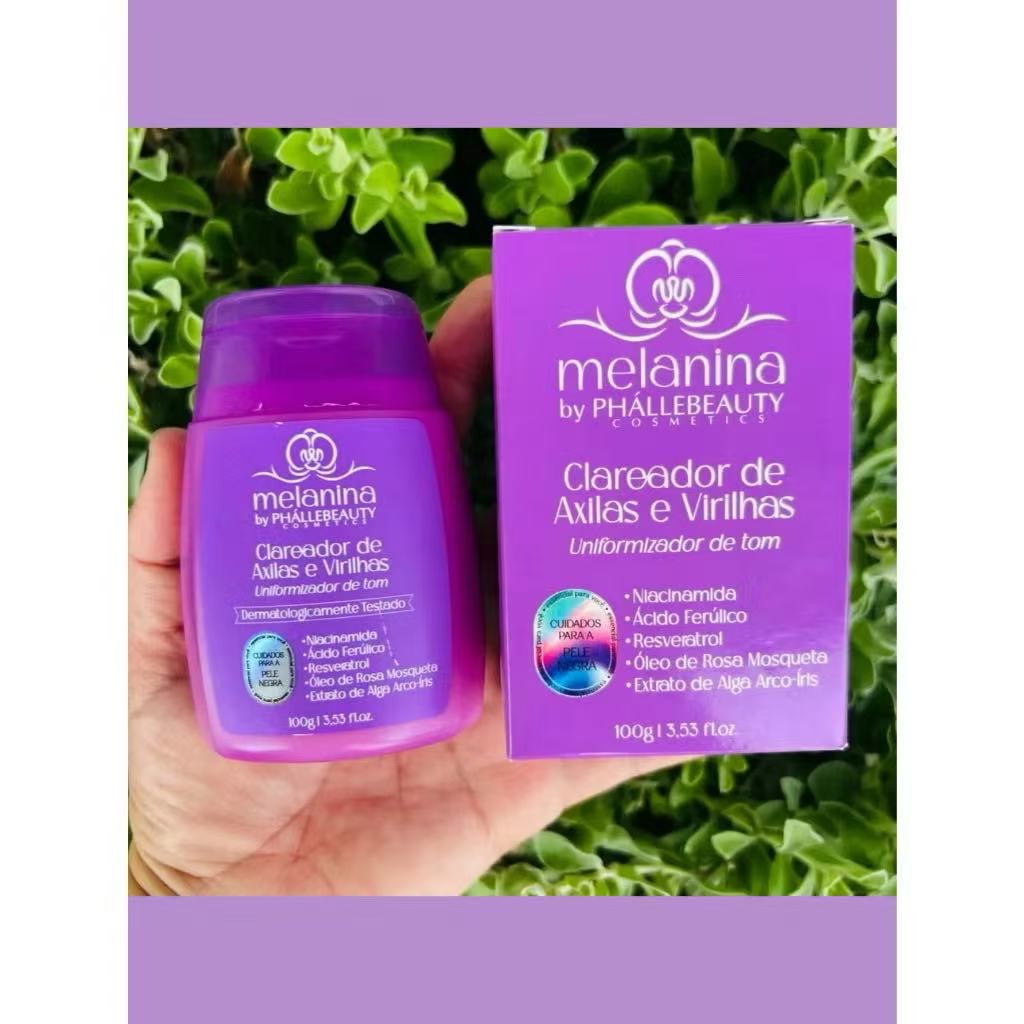 Clareador de Axilas e Virilhas Melanina PhálleBeauty – Ilumine e Uniformize Sua Pele