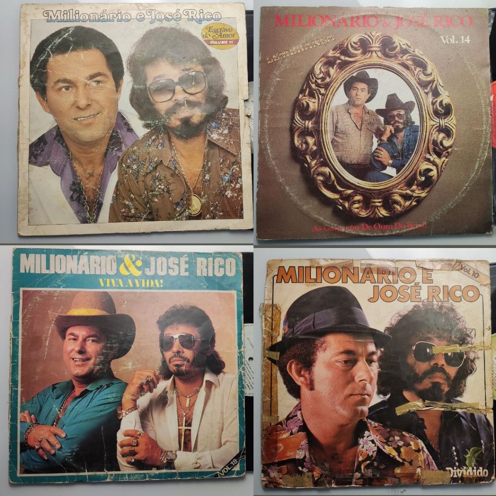 LP Milionário e José Rico - Varios titulos - Discografia - LEIA O ANÚNCIO - Disco de vinil sertanejo