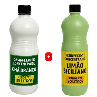 Kit 2 Base Desinfetante Concentrada Rende até 60L com Perfume Premium em Oferta na Shopee