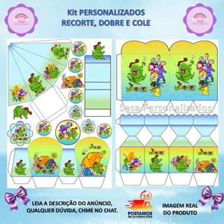 TEMA JACARELVIS LEMBRANCINHA COM 80/100 ITENS PERSONALIZADA COM OU SEM NOME em Oferta na Shopee