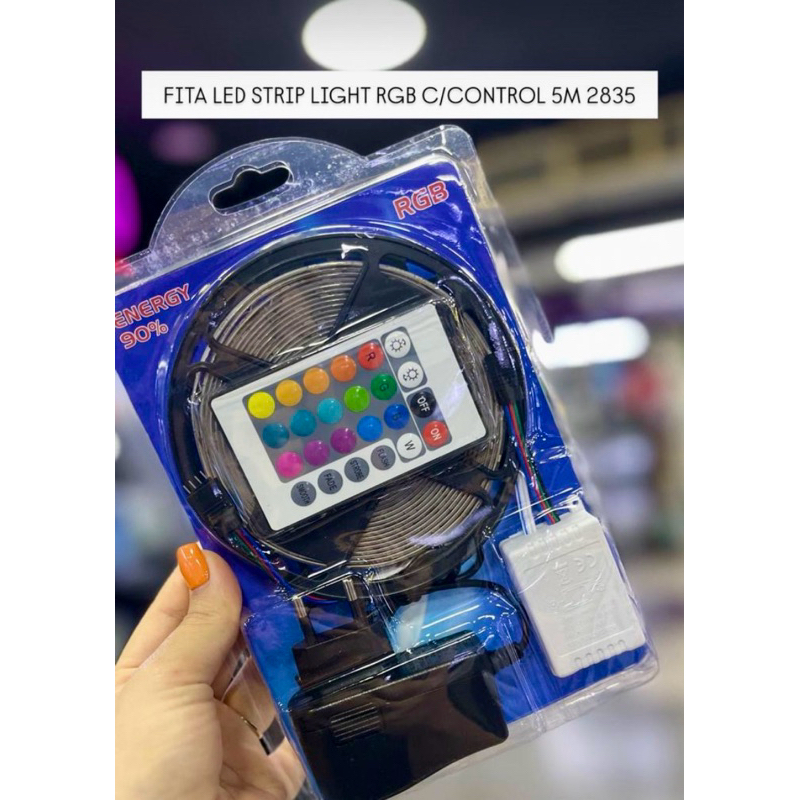 Fita Led RBG de 5M 2835 Strip Light RGB Com Controle Remoto / Colorido / ENVIO RÁPIDOOO