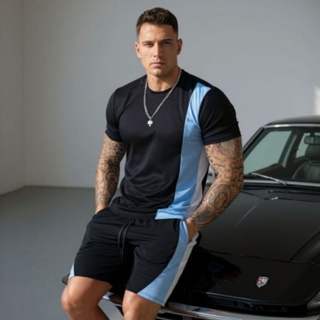 Kit Conjunto de Academia Masculino Dry Fit Short + Camisa Premium Verão em Oferta na Shopee
