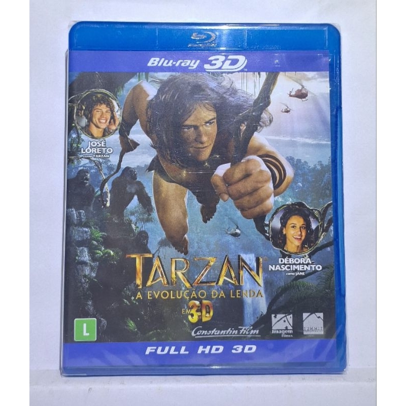 Blu-Ray  - Tarzan - A evolução da  Lenda, Blu-Ray 3D  Full HD, original novo lacrado.
