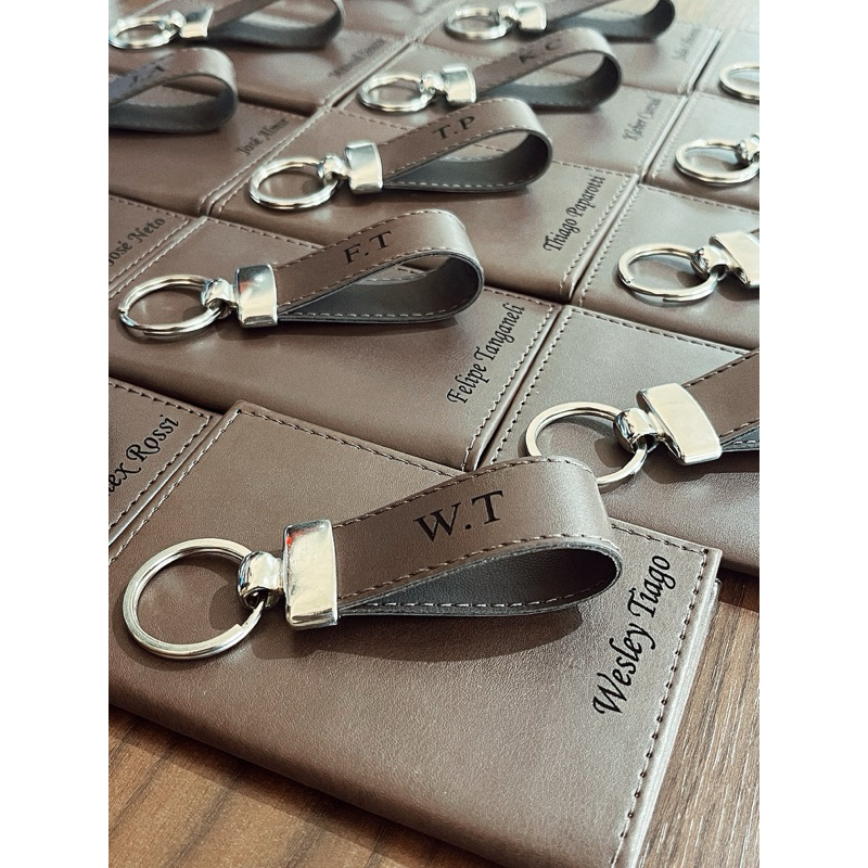 Kit Carteira e Chaveiro Personalizados Kit Carteira e Chaveiro Personalizados