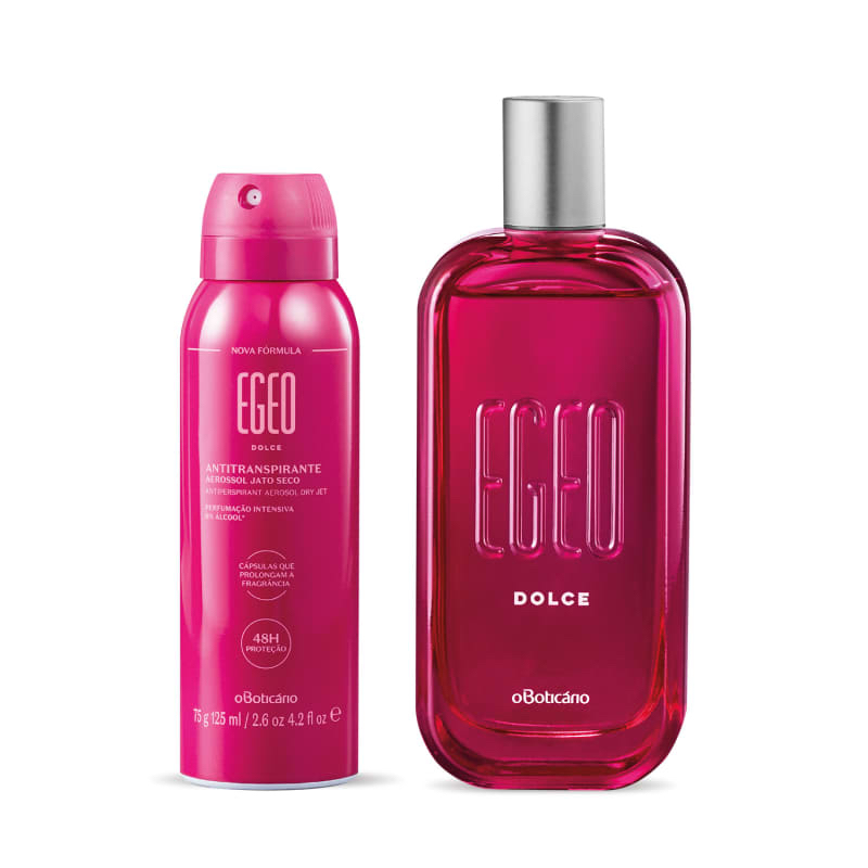 kit Presente Egeo Dolce: Desodorante Colônia 90ml + Desodorante Aerossol 75g