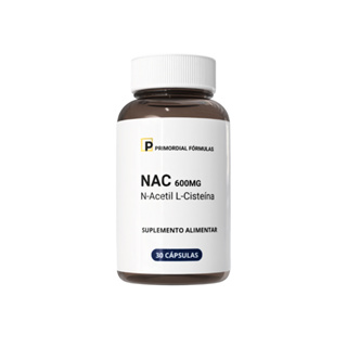 NAC 600mg 30 a 90 Cápsulas N-Acetil L-Cisteína Suplemento Antioxidante em Oferta na Shopee