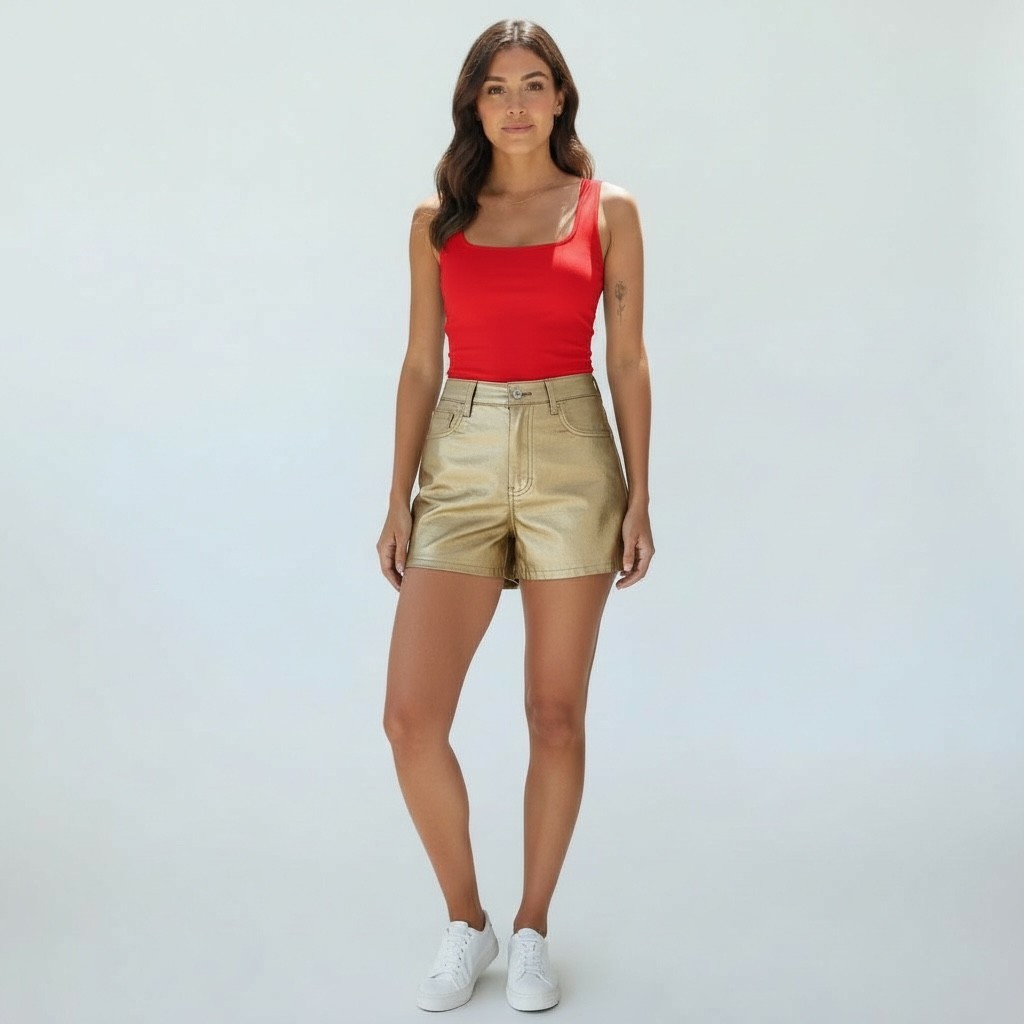 Blusas Feminina Baby Look Manga Curta Gola Quadrada Decote Quadrado Moda Casual Versátil Blogueira 2025