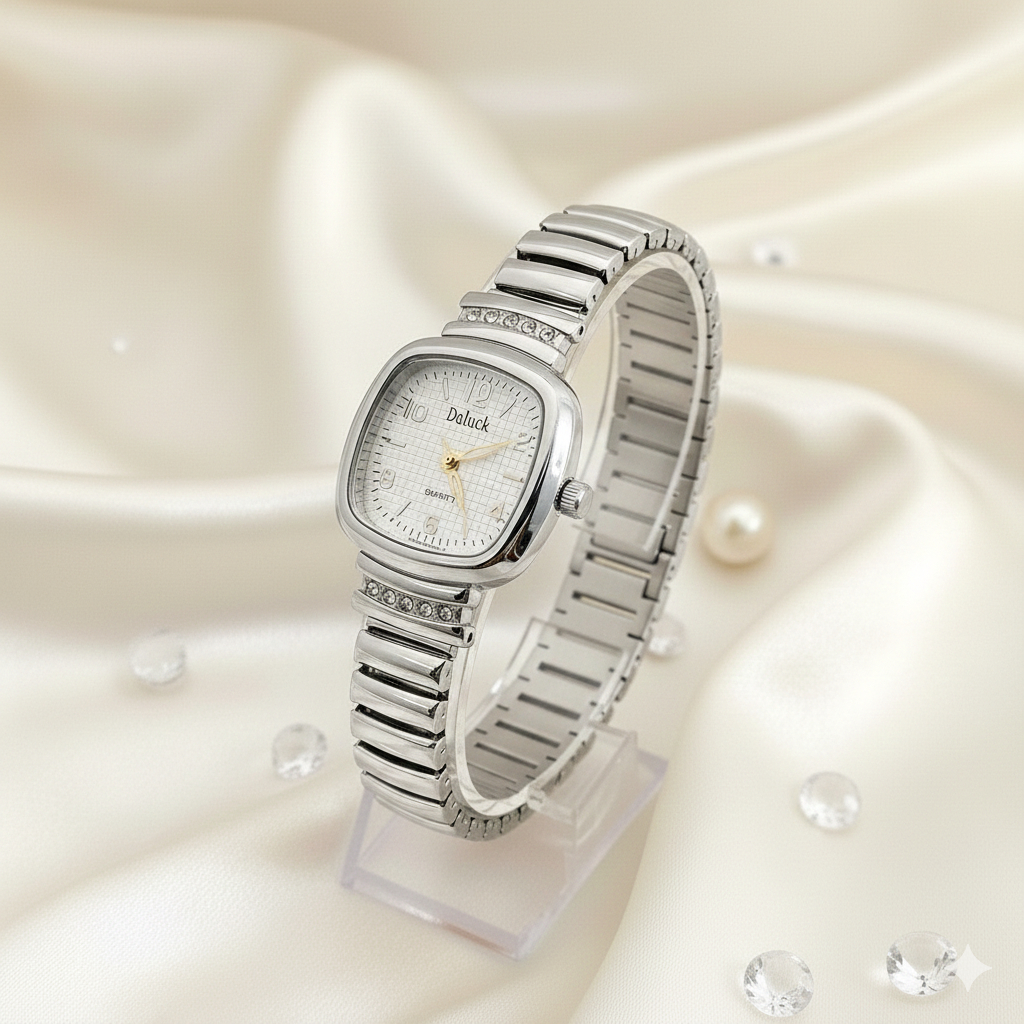 Relógio feminino MINI quartzo aço inoxidável pulseira MOLA [yi] em Oferta na Shopee