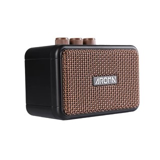 AROMA AG-04 5W Altifalante para guitarra eléctrica Altifalante de secretária Limpo e Overdrive 2 efeitos sonoros Suporte