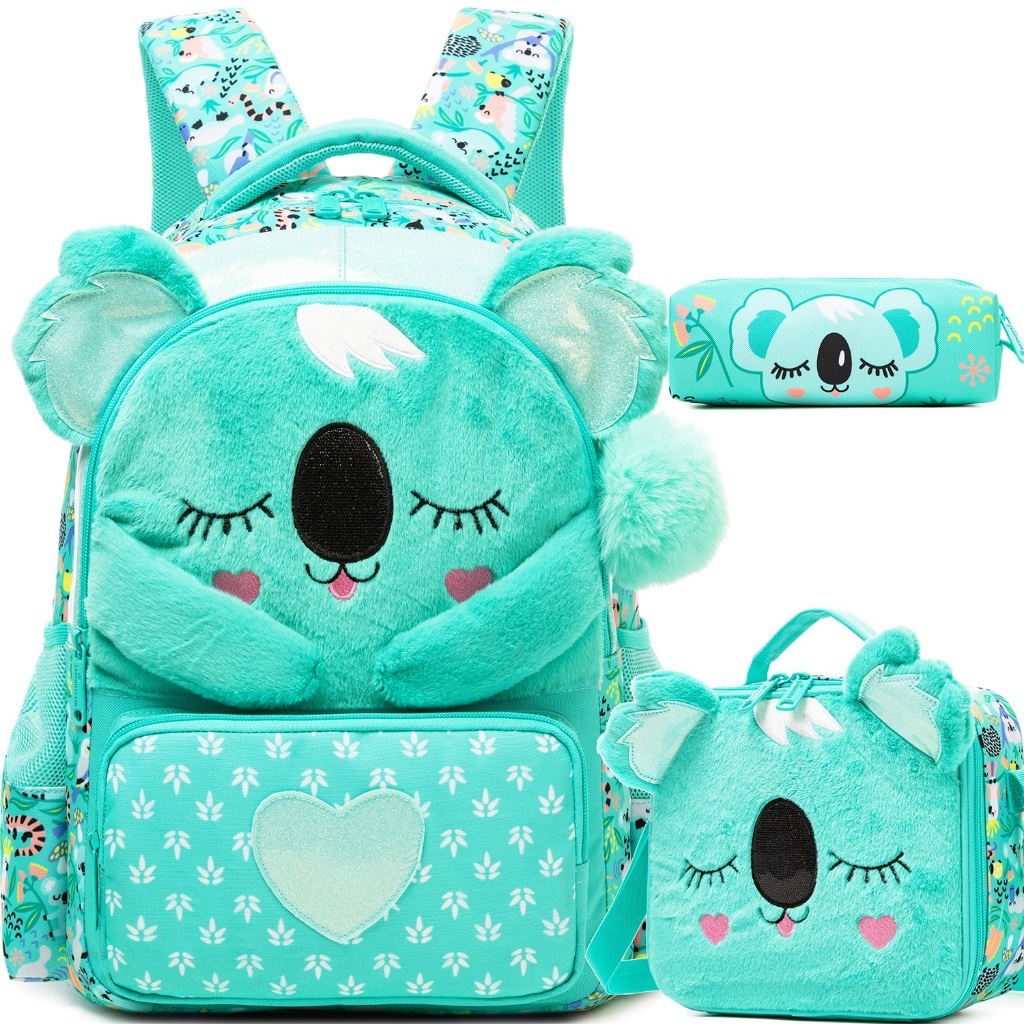 Mochila Infantil Menina Mochilas Rodinha Mochila De Bordo Kit Casual Infantis Unicórnio Rosa em Oferta na Shopee