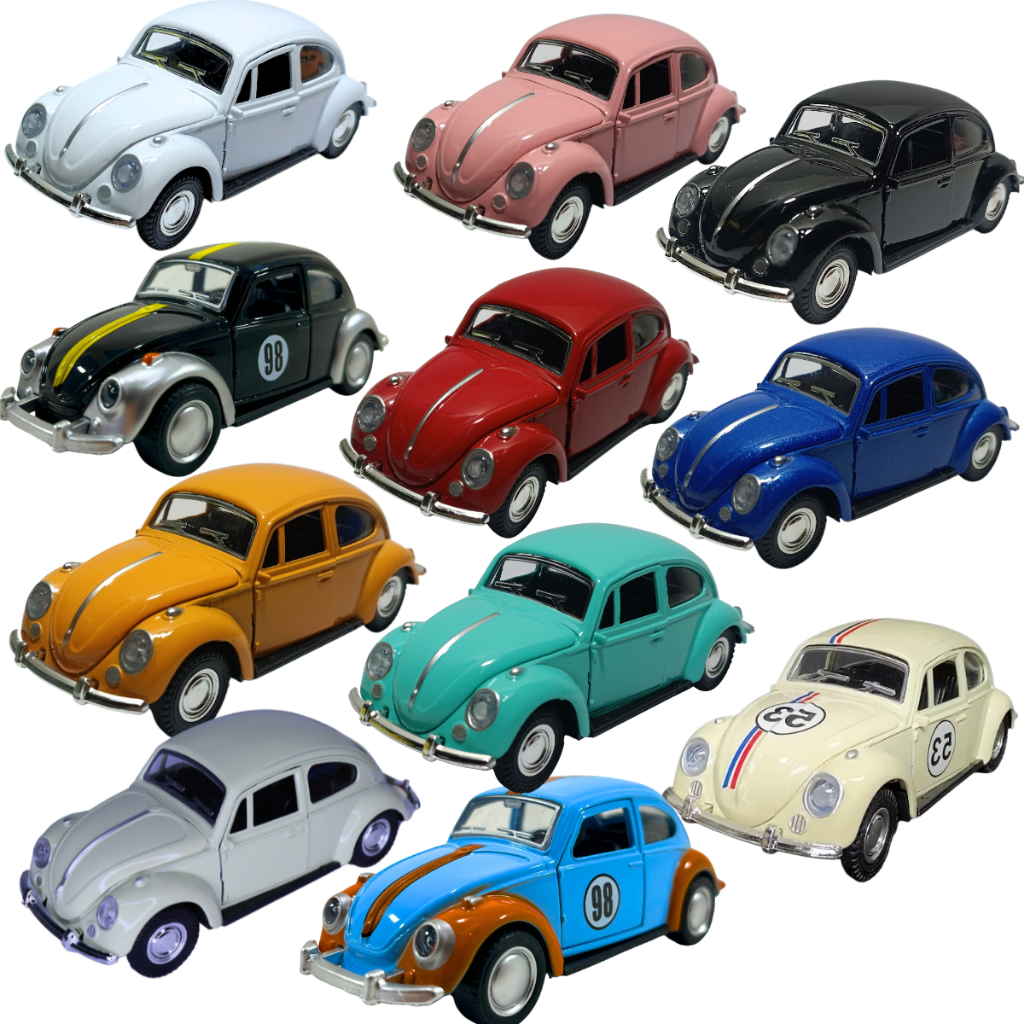 carrinho fusca de ferro miniatura fusquinha abre portas e capô linha premium