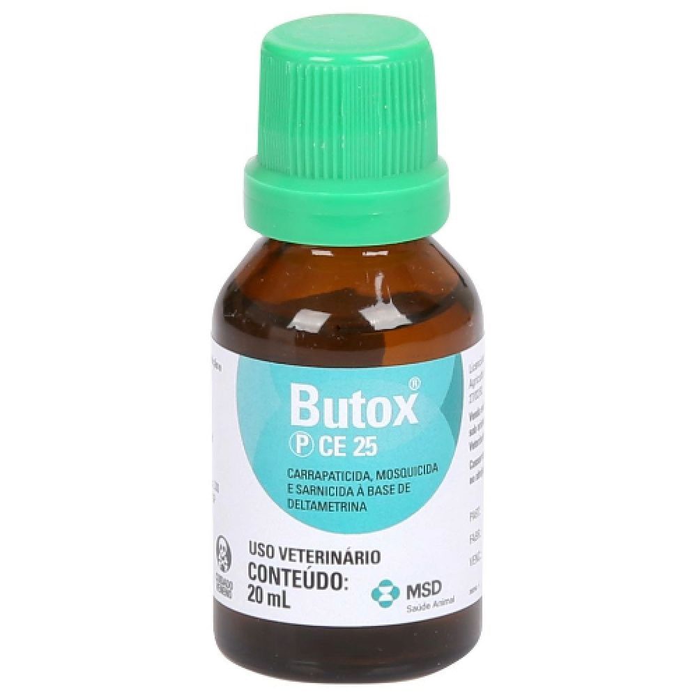Butox Pulverização 20 mL - Carrapaticida, Mosquicida e Sarnicida - MSD Saúde Animal