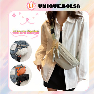 Pochete Crossbody Unissex Impermeável Compacta Leve e Funcional Perfeita para o Dia a Dia…