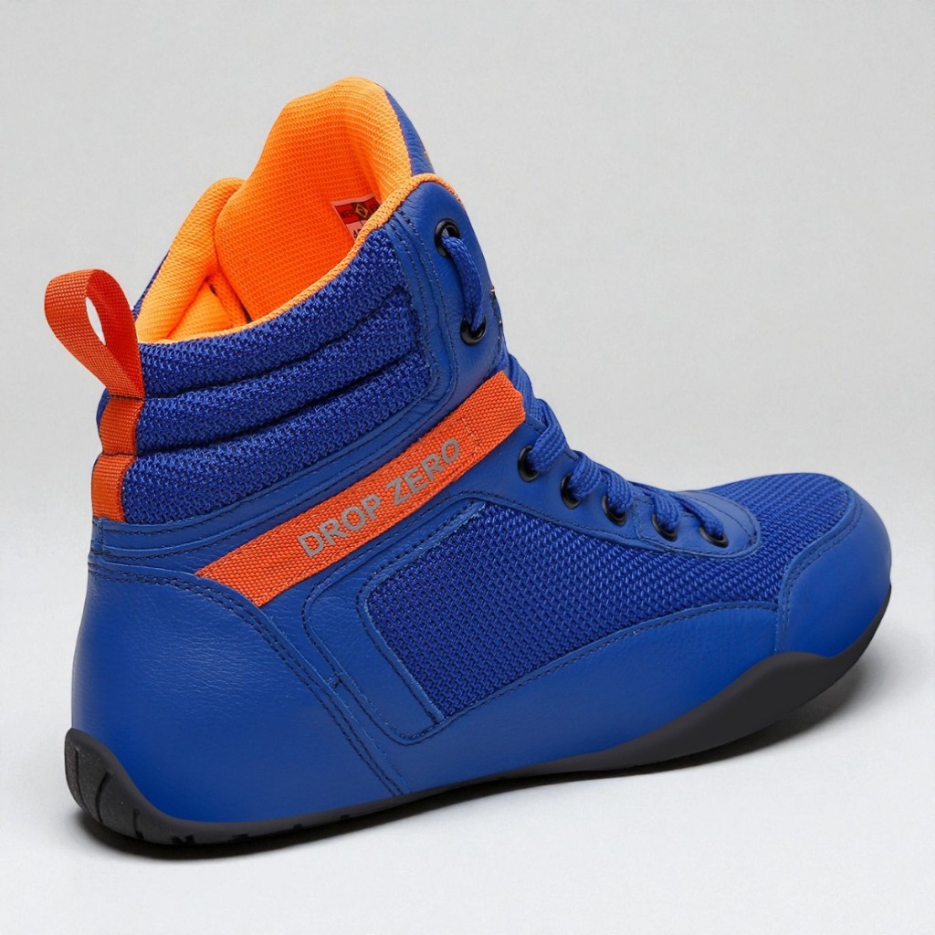 Bota Botinha Academia Treino Tênis Cano Alto Couro Leve Flexível