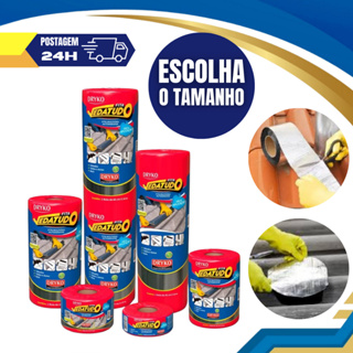 Manta Asfáltica Metalizada Auto Adesiva Vedação Telhas Laje Vedatudo Vários Tamanhos em Oferta na Shopee