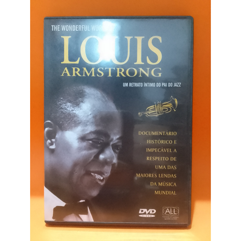 DVD The Wonderful World of Louis Armstrong - Um Retrato Íntimo do Pai do Jazz
