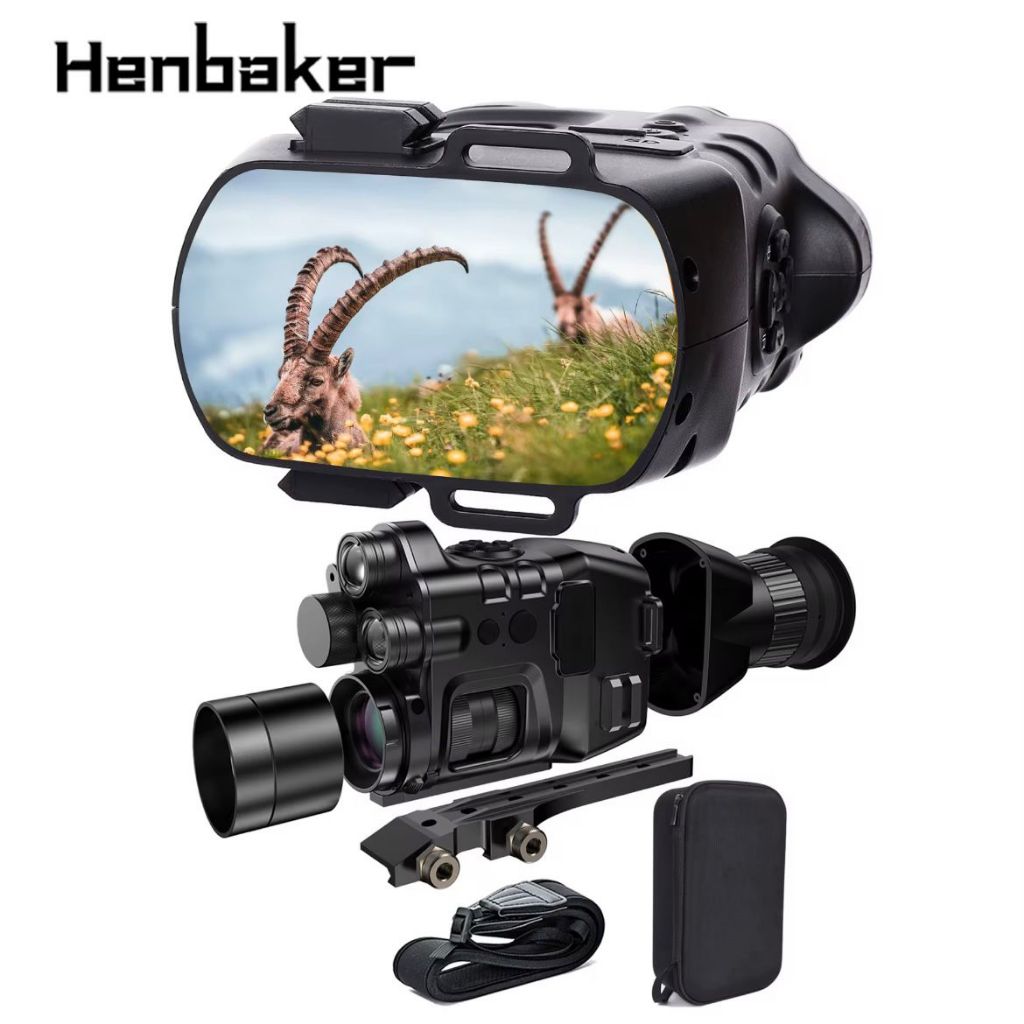 Imagem Visão Noturna Henbaker Cy789 Original Duplo Infra E Completo Com Trilho e +