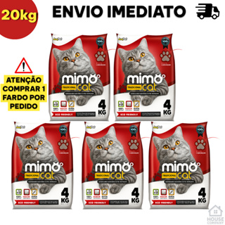 Kit 5 Areia Sanitária Higiênica Argila Natural para Gatos Grãos Médios Tradicional 20 kg Mimo Cat em Oferta na Shopee