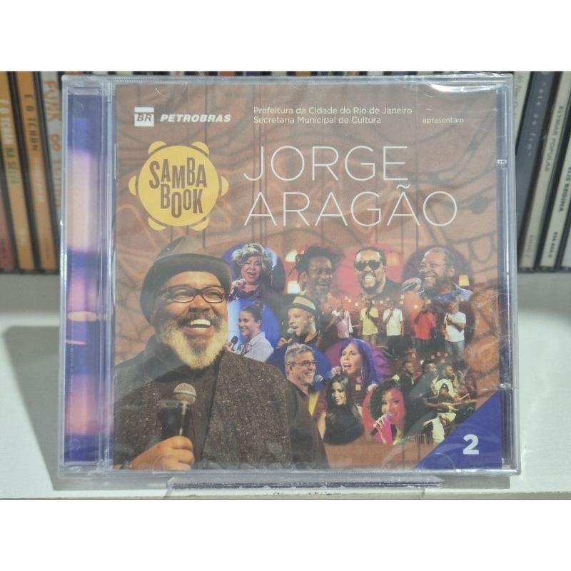 CD JORGE ARAGÃO  - SAMBA BOOK 2 - ALCIONE - ANITTA - XANDY - BABY DO BRASIL - LACRADO DE FÁBRICA