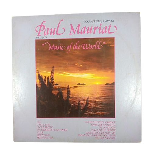 LP A Grande Orquestra de Paul Mauriat Apresenta Music Of The World