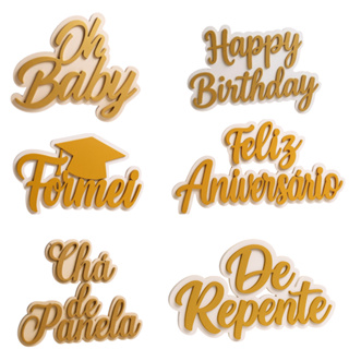 Placas Comemorativas MDF 3mm Personalizadas 60x40 – Kit Pegue e Monte para Festas em Oferta na Shopee