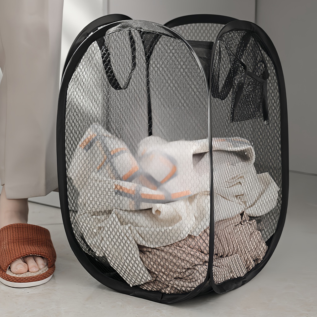 1 Cesto De Roupa Caixa Dobrável Para Armazenagem E Organização De Vestuário Brinquedos