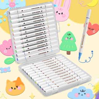 Acrílica Marcador de Tinta kit 24/36/48/72/120 Cores Marcador  Coloridos Conjunto Cabeça Caneta Criança Segurança Usar em Oferta na Shopee