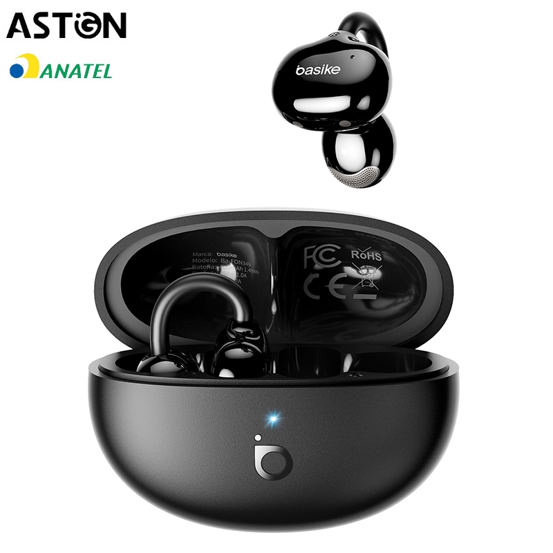 Astgn X Basike Fone de Ouvido Sem Fio Basike Bluetooth 6.0, Hi-Fi, 30h de Bateria, IPX5 em Oferta na Shopee