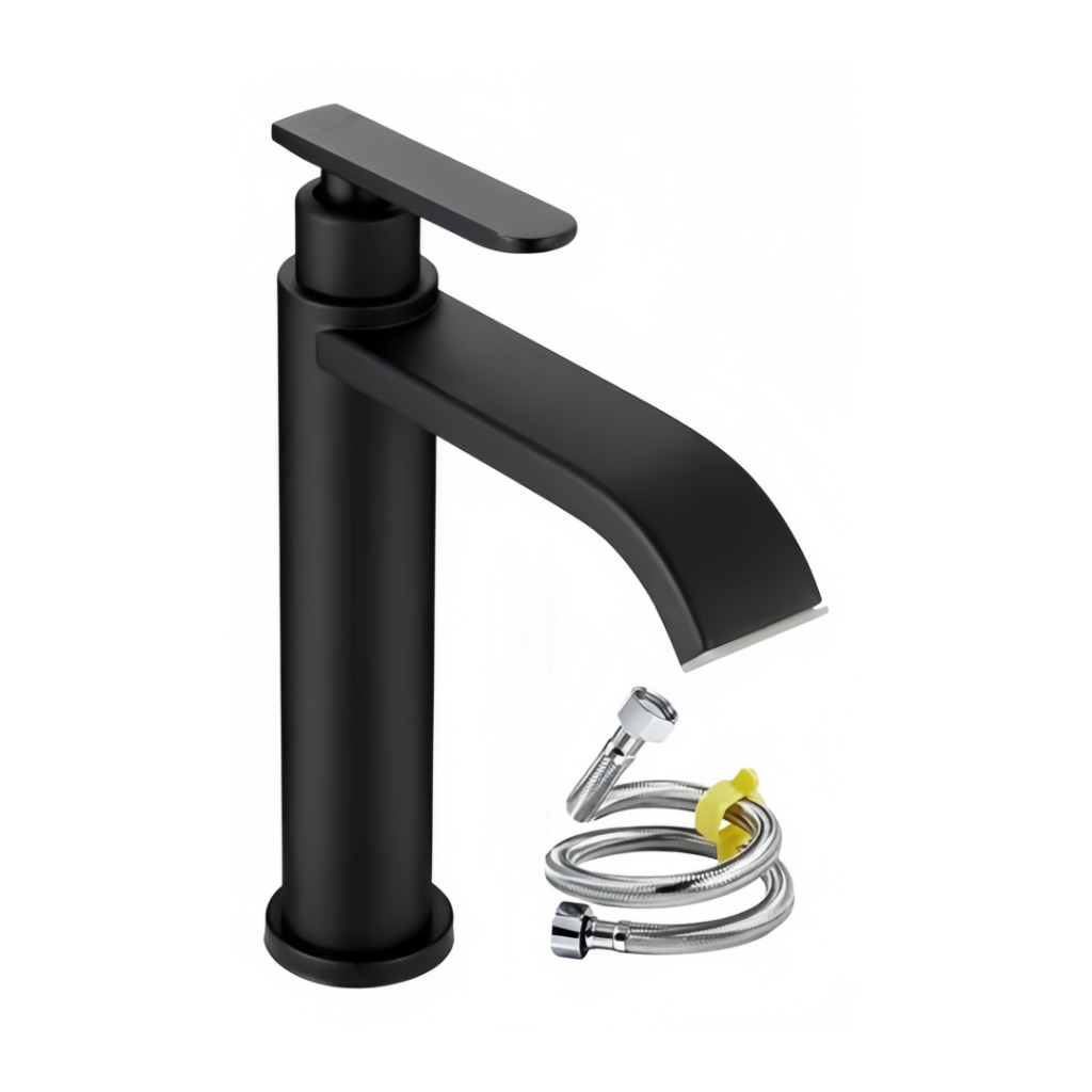 Torneira Banheiro Bica Alta ¼ de Volta Luxo Torneira Monocomando Bica Alta Banheiro 19cm Yesop em Oferta na Shopee