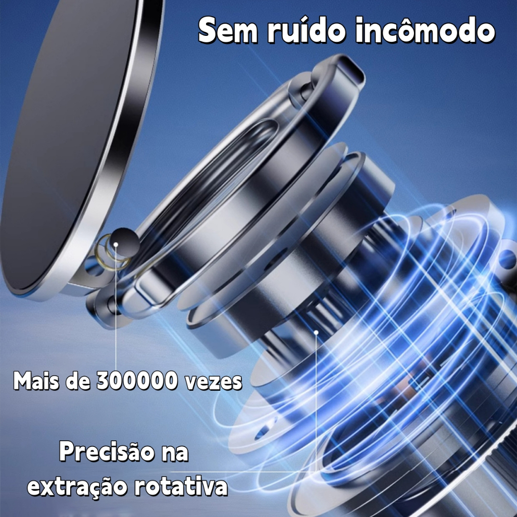 360 ° Rotação Dupla Face Vácuo Magnético Carro Montado Suporte Multifuncional Dobrável Do Telefon