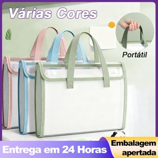 Pasta Organizadora Multifuncional com Alça Impermeável e com 13 Compartimentos para Documentos em Oferta na Shopee