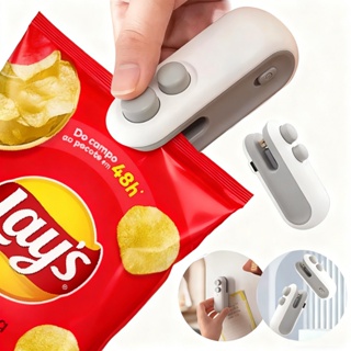 Mini Máquina Seladora Portátil 2 Em 1 Saco Plástico Embalagen Carregamento Usb Elétrica em Oferta na Shopee