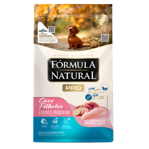 Ração Fórmula Natural Pro Cães Filhotes Portes Mini e Pequeno 2,5 kg