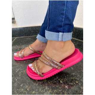 ' sandalia birken slide com brilho verão 2026 tendencia ' em Oferta na Shopee