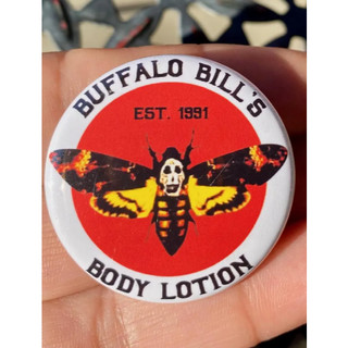 Pin Button Silêncio dos Inocentes Filme Hannibal  Halloween  Nostalgia Broche Botão