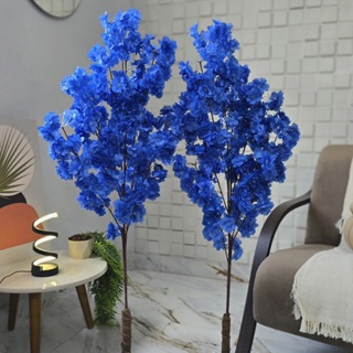 Kit 2 Cerejeira Artificial Japonesa Rosa Branca Pink Azul Sem Vaso em Oferta na Shopee