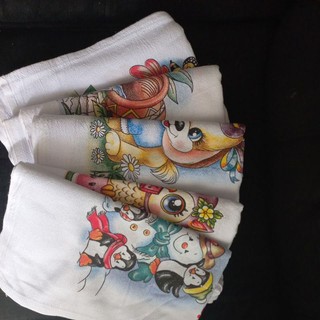 Kit 10 PANOS DE PRATO PÉ DE GALINHA/PÉ DE GALINHA/PANO DE PRATO/PANO ESTAMPADO/PANO BRANCO