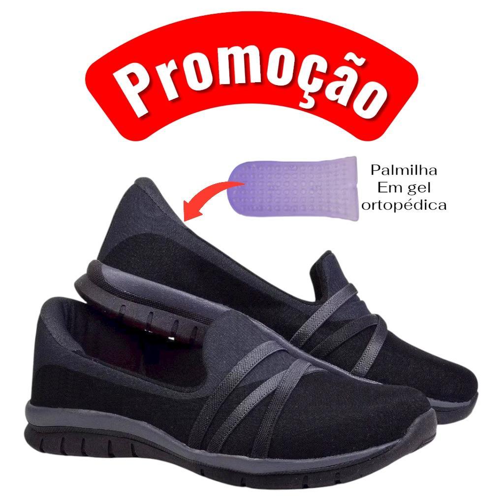 Sapatilha feminina ortopédica  Slip On calce fácil  envio imediato em Oferta na Shopee