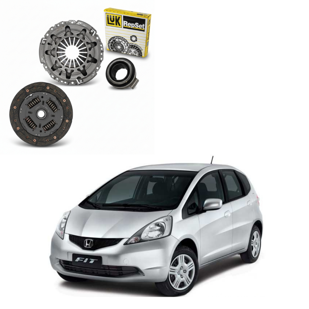 Kit Embreagem Honda Fit Lx Lxl 1.4 2004 2005 2006 2007 2008 2009 Original Luk