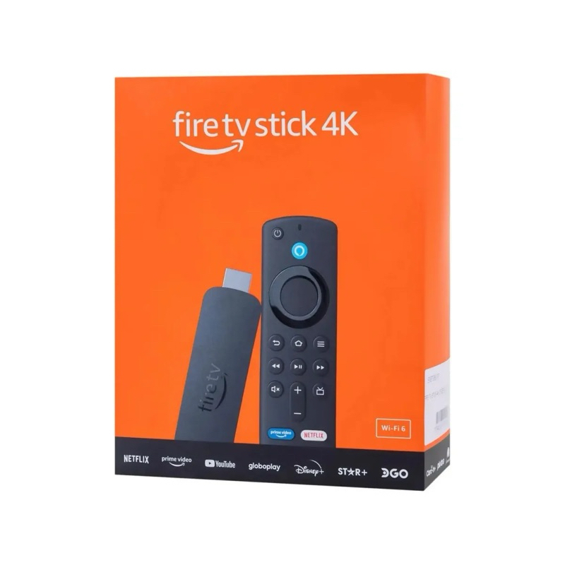 Tv Fire Stick 4K 8GB/Wifi 6 /Compativel com Xbox Pass /  Comandos Tv Por Voz / Original / compatível com Alexa