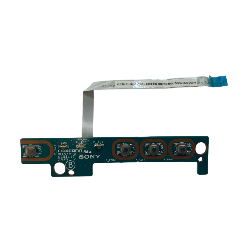 Placa de Power Liga Desliga Notebook Sony Vaio Pcg-7172p PCG-7173L