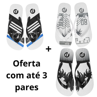Kit Chinelo Masculino Macio Leve Confortável em Oferta na Shopee