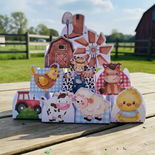 50 Forminhas para Doces Fazendinha Decoração de Aniversario fazendinha em Oferta na Shopee