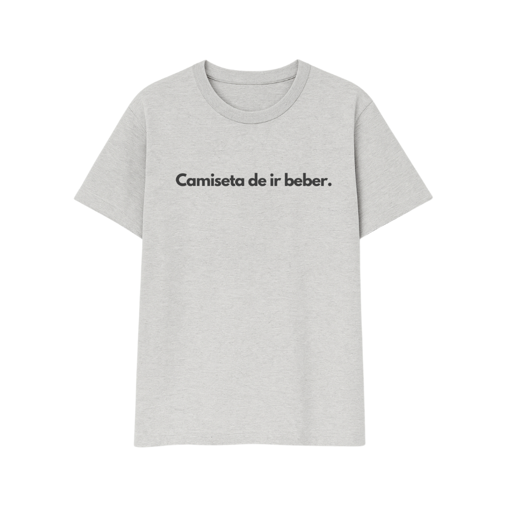 Camiseta estampada alta qualidade, diversas cores, unissex, frase engraçada camiseta de ir beber em Oferta na Shopee