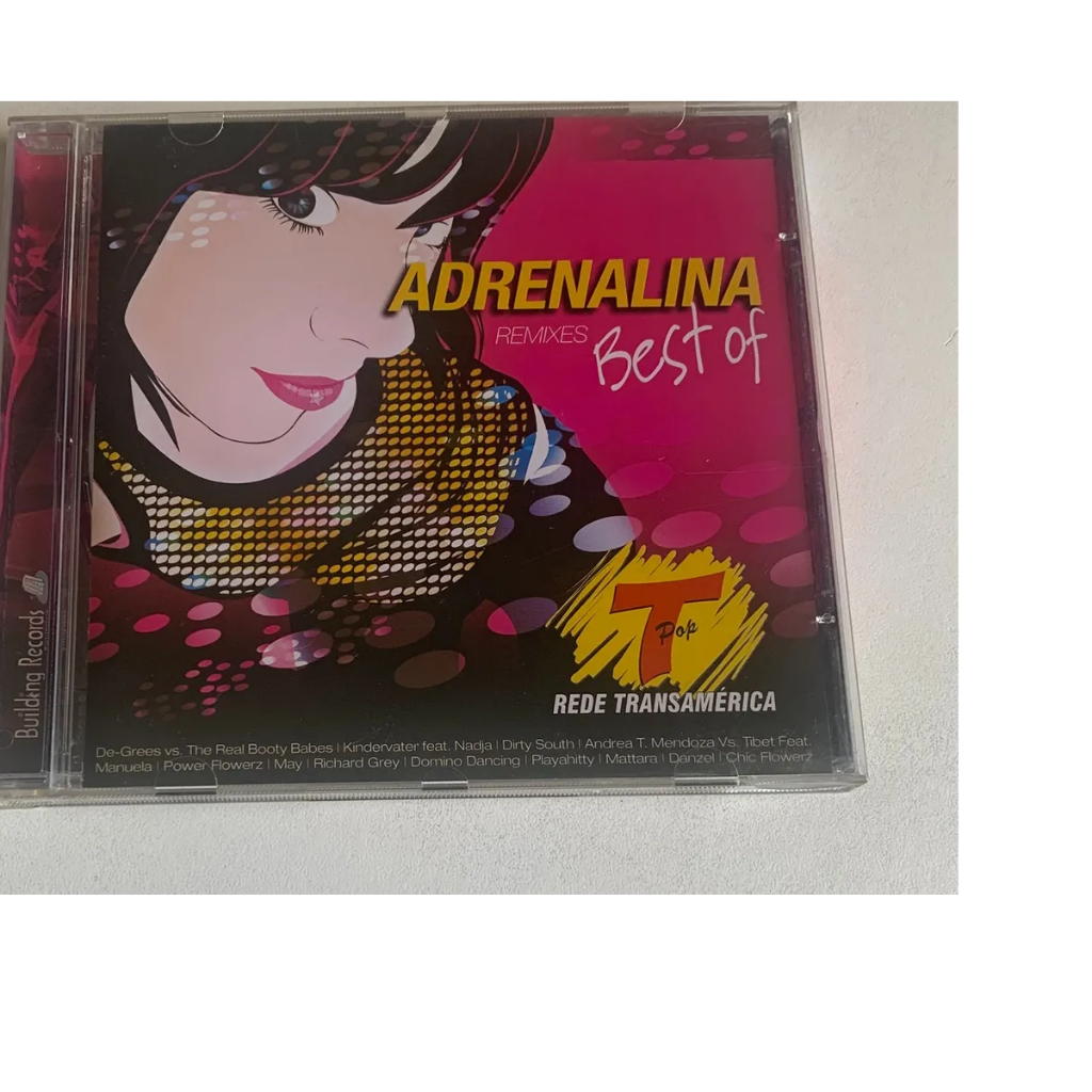Cd Adrenalina Remixes Best Of (2008) Feat. Alex Gaudino Estandar lacrado