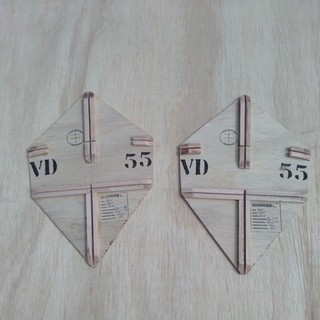 Forma gabarito  profissional para produção de pipas, modelo Vanda 55 cm